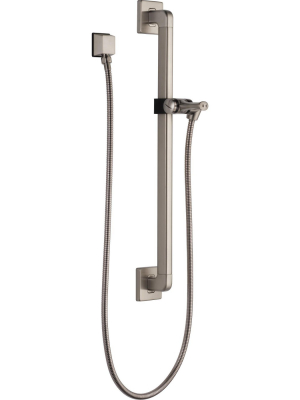 Delta Faucet 51500 Universal Showering 24" Grab Bar Assembly With Elbow And Metal Hose - Brilliance Stainless