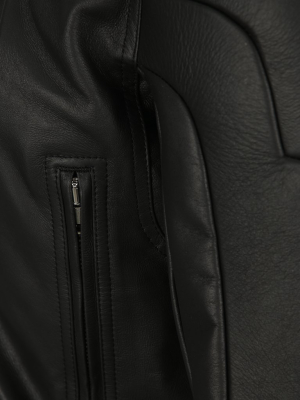 Rick Owens Leather Biker Jacket