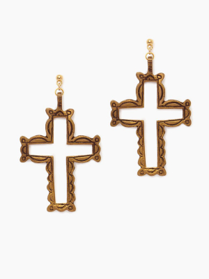 The Saint Asella Earrings - Gold