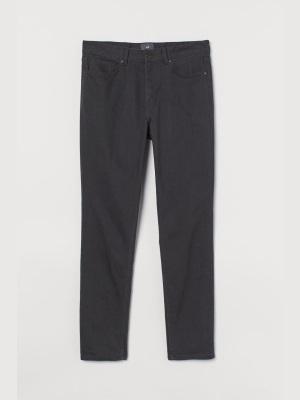 Skinny Fit Twill Pants