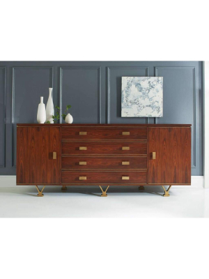 Linear Credenza - Rosewood