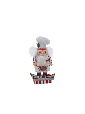 Kurt Adler 12" Hollywood Santa Gingerbread Chef Nutcracker