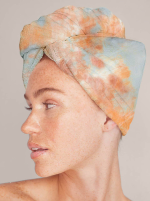 Microfiber Hair Towel - Sunset Tie Dye