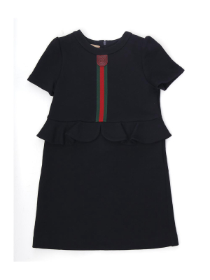 Gucci Kids Web Stripe Dress