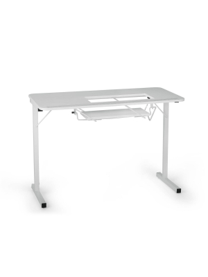 Arrow Cabinets Gidget Folding Sewing And Craft Table White
