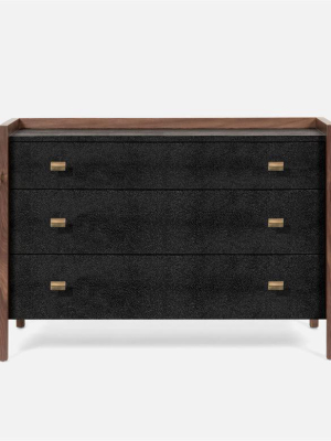 Kennedy 48" Dresser Black And Walnut