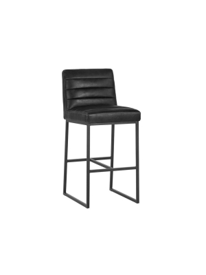 Spyros Barstool - Coal Black