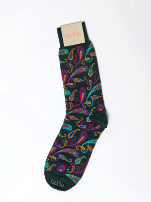 Men's Paisley Socks