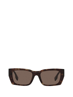 Burberry Eyewear Rectangular Frame Sunglasses