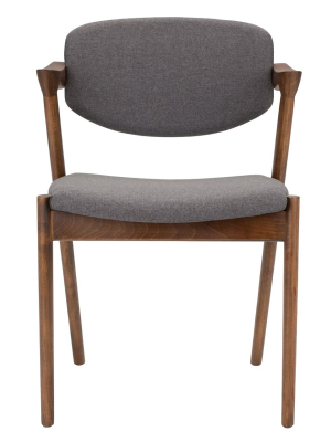 Kalli Grey Fabric Dining Chair