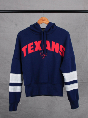 Womens Texans Sideline Striped Fleece