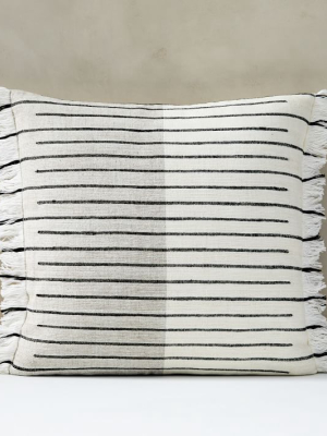 Cotton Silk Broken Stripe Pillow Cover