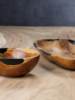 Kenya Teakwood Bowls