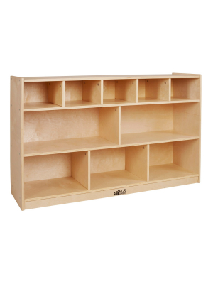 Ecr4kids 5-compartment Storage Cabinet With 5 Cubbies - Classroom Furniture