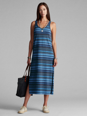 Striped Jersey Tank Dress