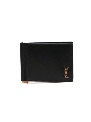 Saint Laurent Tiny Monogram Bill Clip Wallet