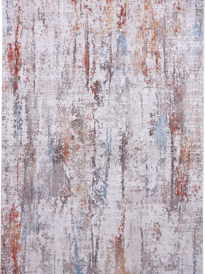 Feizy Cadiz Lustrous Gradient Vertical Rug - Gray & Blue - Available In 8 Sizes