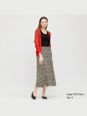 Women Joy Of Print Crepe Jersey Skirt