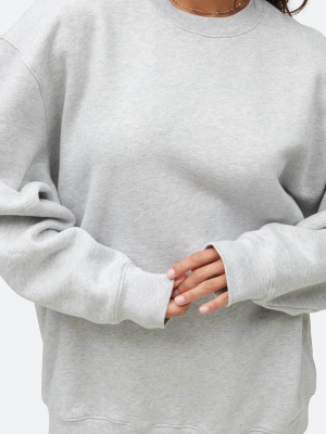 Fleece Oversized Sweatshirt