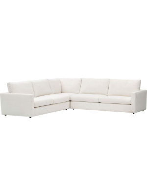 Miller Sectional, Nomad Snow