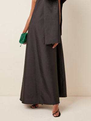 Winnie One-shoulder Taffeta Midi Dress