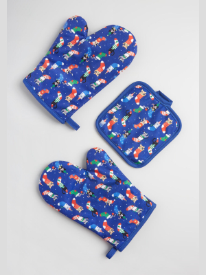 Cookies For Santa Potholder Gift Set