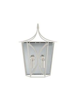 Cavanagh Medium Lantern Sconce In Light Cream