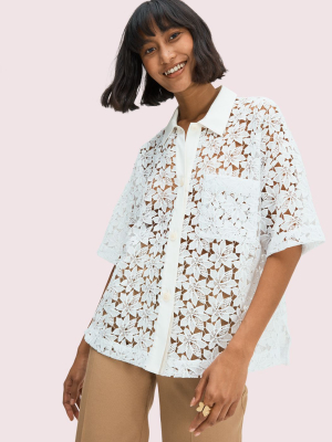 Leaf Lace Blouse