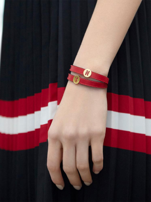 Pick Me Merry Wrap Bracelet/choker Red