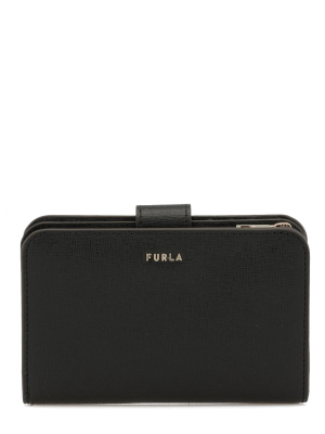 Furla Babylon Logo Plaque Compact Wallet