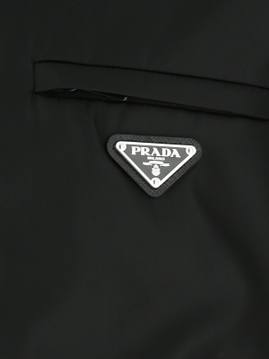 Prada Logo Hooded Jacket