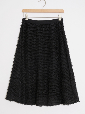 Grazia Textured Midi Skirt