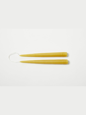 Honey 9" Taper Candle