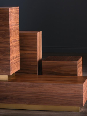 Nuevo Ben Side Table - Walnut