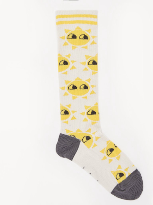 Bonnie Mob Kidd Sunshine Knee Socks - Putty