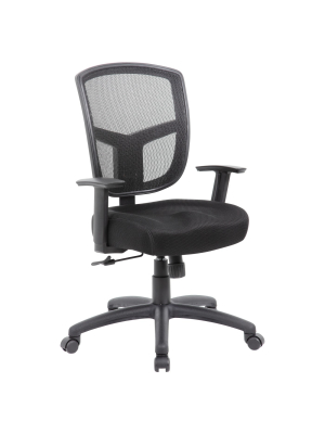 Contract Mesh Task Chair Black - Boss