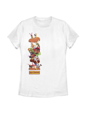 Women's Bob's Burgers Character Squish T-shirt