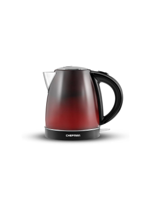 Chefman 1.7l Electric Color-changing Kettle - Black