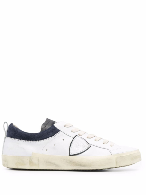 Philippe Model Logo Patch Low-top Sneakers