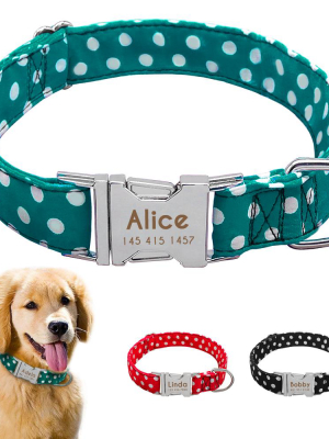 Spot Id/name Collars - Dog (adjustable)