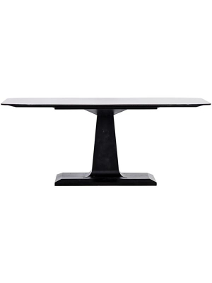 Amboss Dining Table In Black Metal