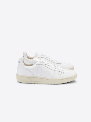 Veja Men's V-10 Leather, Extra White