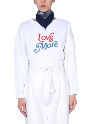 Philosophy Di Lorenzo Serafini Love More Printed Sweatshirt