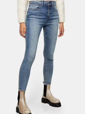 Considered Topshop Four Mid Blue Skinny Jeans