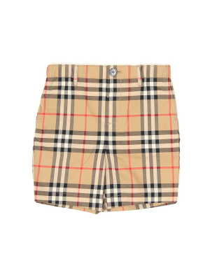 Burberry Kids Vintage Check Tailored Shorts