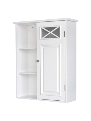 Dawson Wall Cabinet White - Elegant Home Fashions