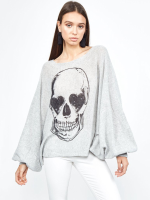 Sash Heart Eye Skull