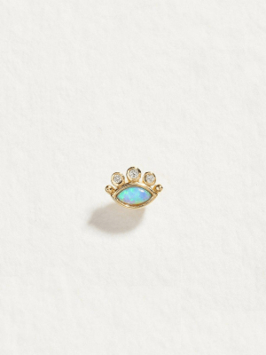 Pamela Love Opal Celestial Eye Stud