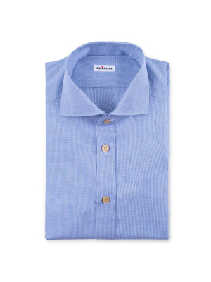 Kiton Micro Check Shirt