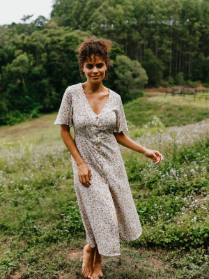 Adrift Dress Flower Fields